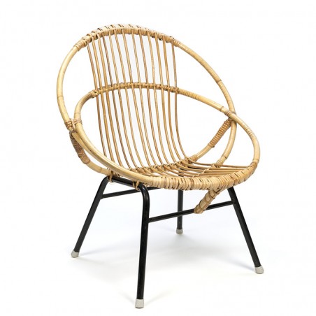 Small model vintage wicker chair