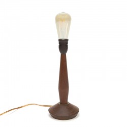 Teakhouten Deense vintage tafellamp