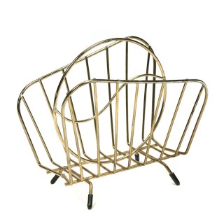 Vintage post standaard in messing