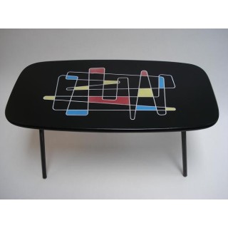 Salontafel met 50's print - Retro Studio