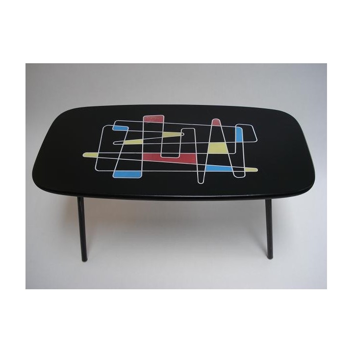 Salontafel met 50's print - Retro Studio