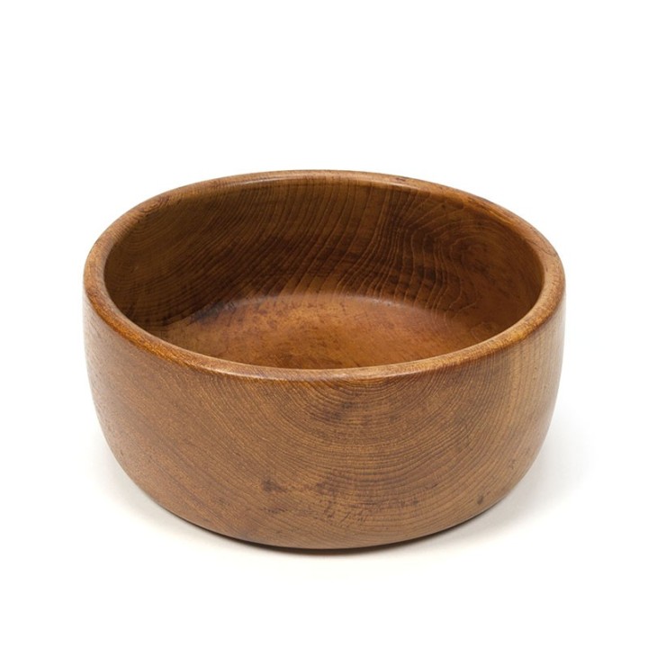 Vintage large model bowl of teak
