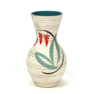 Vintage west-Germany vase with image