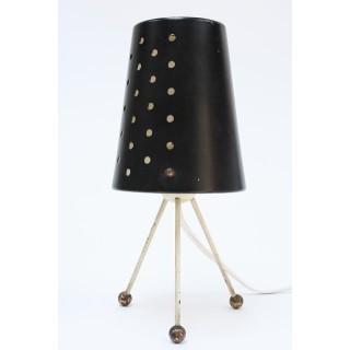 Zwart jaren 50 tafellampje - Retro Studio