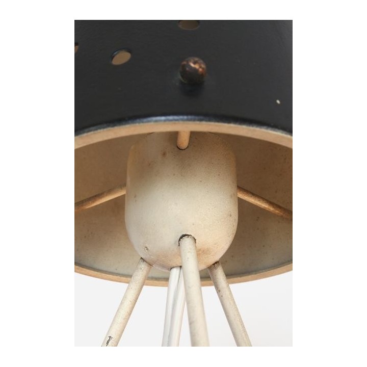 Zwart jaren 50 tafellampje - Retro Studio