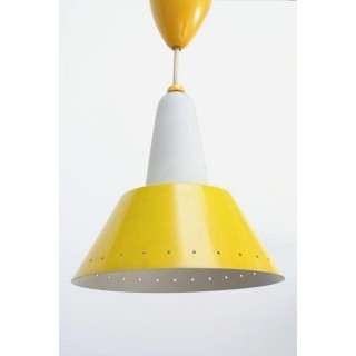 Philips hanging lamp yellow/ glass 2 - Retro Studio