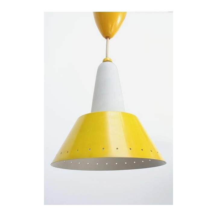 Philips hanglamp geel/ glas 2 - Retro Studio
