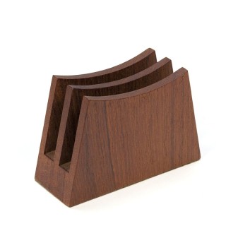 Vintage teakhouten brievenhouder
