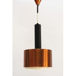 Koper/ zwarte metalen hanglamp