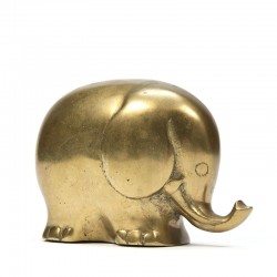 Vintage brass elephant small model