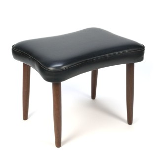 Deense vintage poef of ottoman