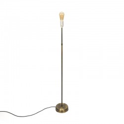Minimalist vintage brass floor lamp