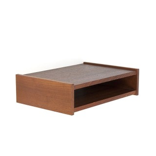 Teakhouten vintage Deense wandplank