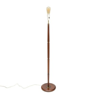 Standing vintage Danish lamp in teak