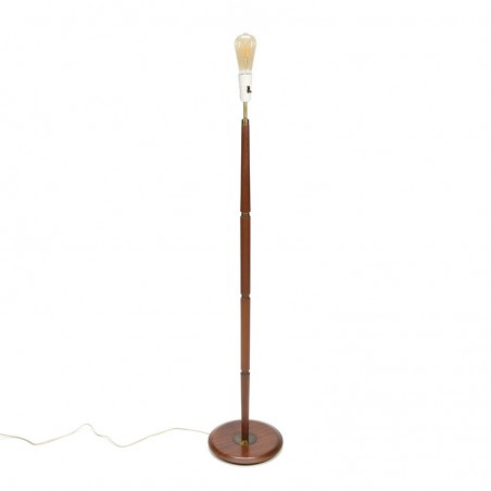 Standing vintage Danish lamp in teak