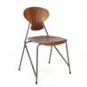 Deense vintage industrieel design stoel uit 1954