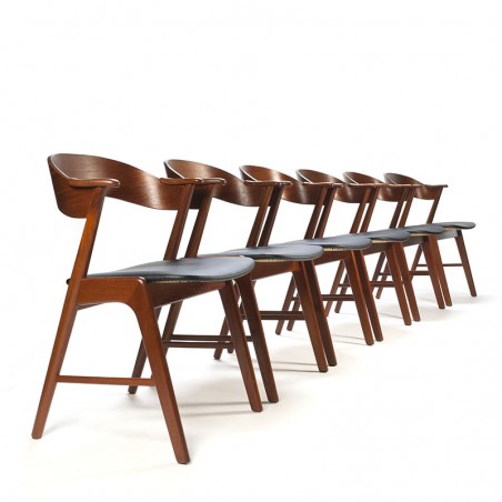 Vintage set of 6 chairs design Kai Kristiansen