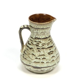 Small vintage can West Germany pottery