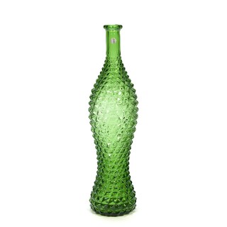 Italian vintage green bottle