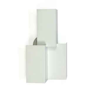 Vintage Fog & Morup wandlamp wit metaal