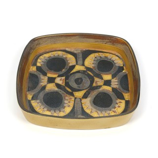 Vintage Royal Copenhagen schaal ontwerp Johanne Gerber