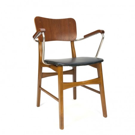Danish vintage design office chair with armrest