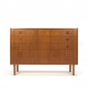 Teak vintage Danish chest of drawers with 5 drawers