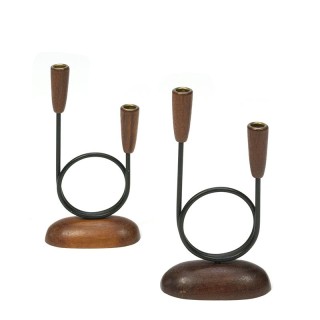 Deense zestiger jaren vintage kandelaars