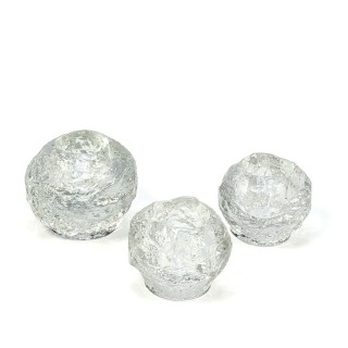 Swedish vintage Kosta Boda design snowball tea lights