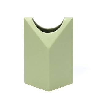 Green vintage vase from Velsen Keramiek Delfts