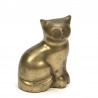 Brass cat vintage sculpture