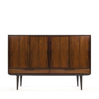 Rosewood Omann Jun model nr 13 vintage highboard