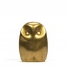 Vintage miniature brass owl