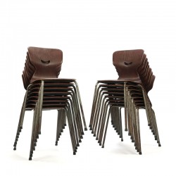Set van 16 vintage Galvanitas stoelen