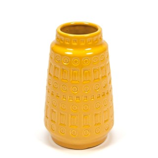 Yellow vintage West Germany vase