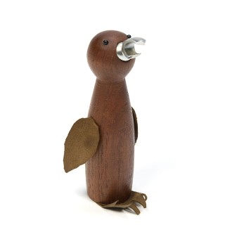 Teak vintage opener Penguin