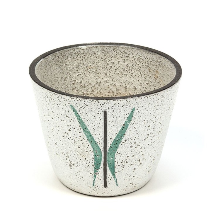 Vintage kleine bloempot uit de zestiger jaren