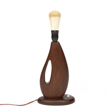 Organically designed vintage table lamp