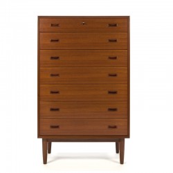 Large model vintage design chest of drawers with 7 drawers