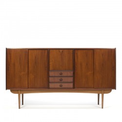 Groot model Deens vintage teakhouten design dressoir