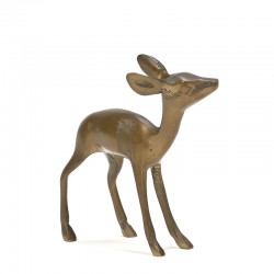 Vintage sculpture of a little deer