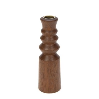 Vintage Danish teak candlestick