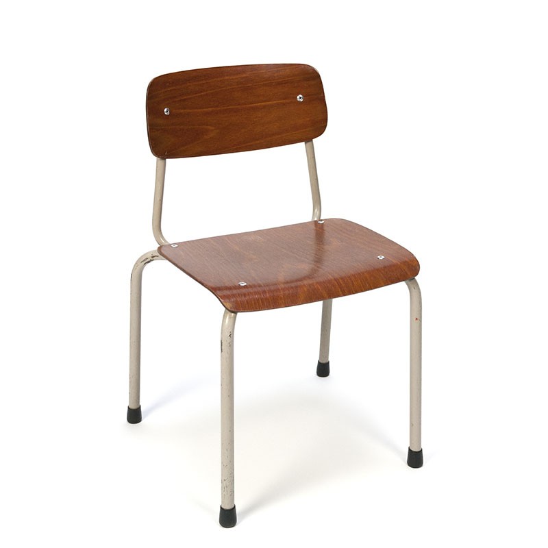 Small vintage children's school chair brand Marko