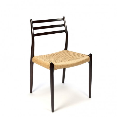 Vintage design stoel Møller model 78