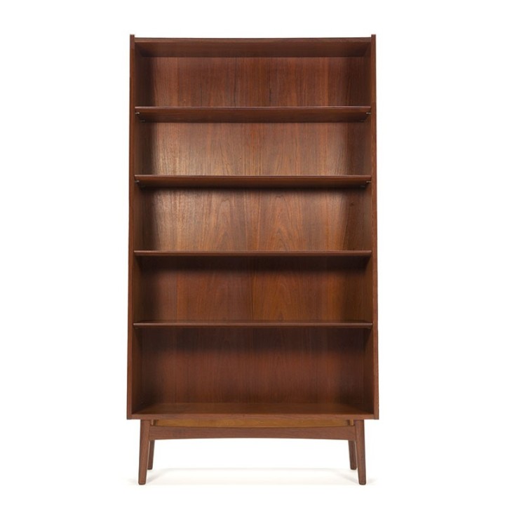 Vintage teak bookcase design Johannes Sorth