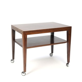 Vintage serveerwagen ontwerp Severin Hansen