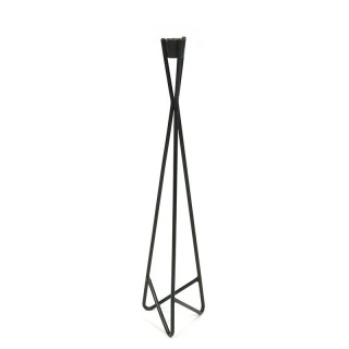 Zwart metalen vintage kandelaar