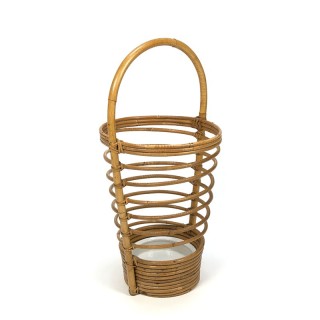 Cane vintage umbrella stand