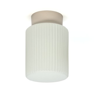 White sixties vintage ceiling lamp
