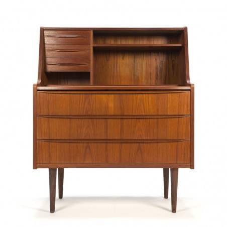 Teak vintage Danish secretary desk